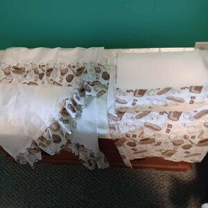 swag and tier curtains 36" long